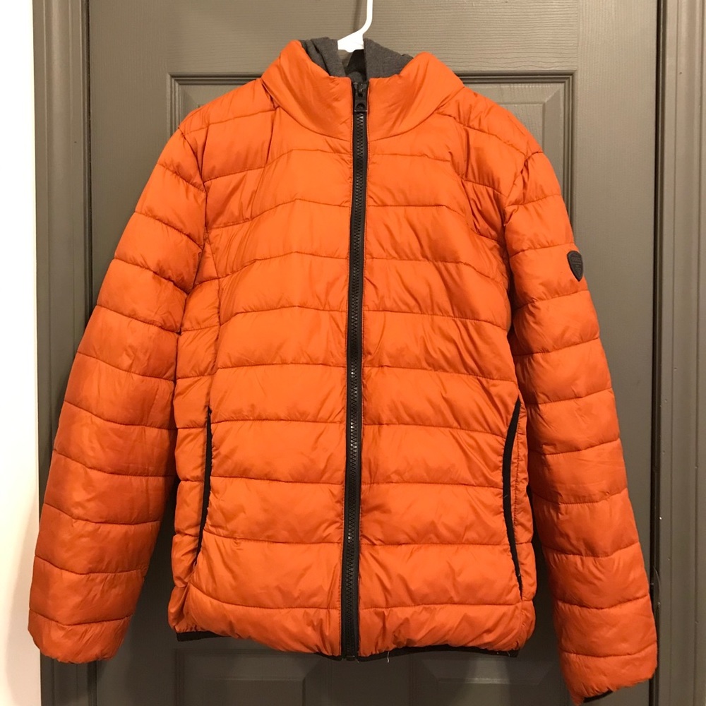 Guess Men’s Puffer Jacket with Hood